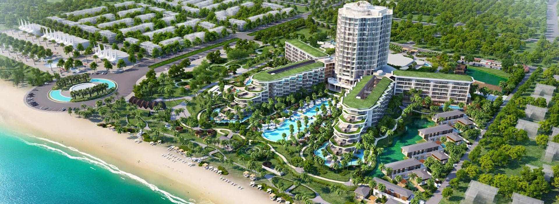 Phối cảnh dự án Intercontinental Phú Quốc Long Beach resort