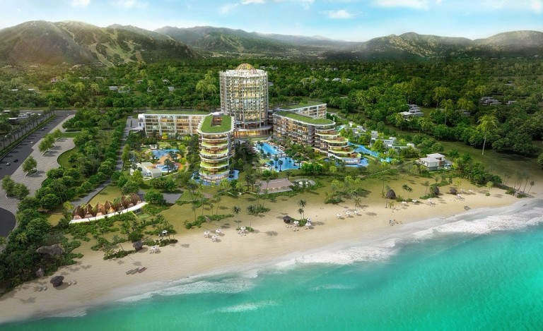 Dự án InterContinental Resort Phú Quốc được thiết kế độc đáo theo kiến trúc hình sao biển