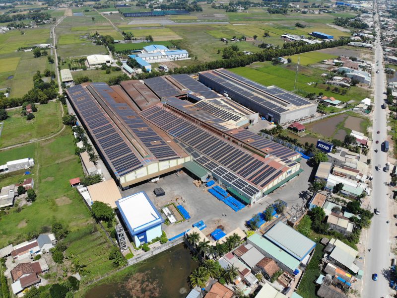 Rooftop Solar Power Plant - ATAD Plant Project in Long An 2.97MWP