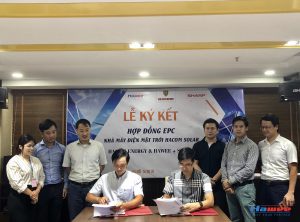 Hawee IDC signed contract of general contractor for Hacom solar project